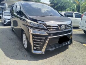 vellfire for rent kkia